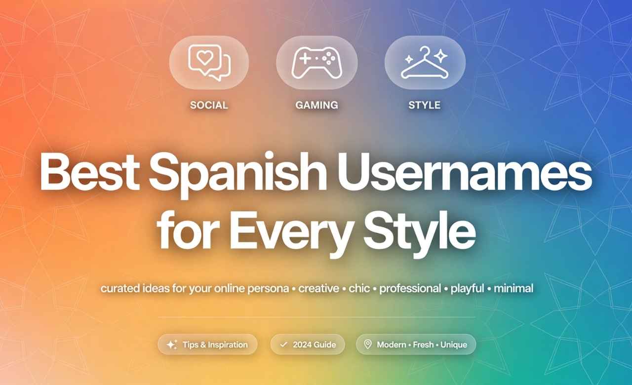 Best Spanish Usernames for Every Style