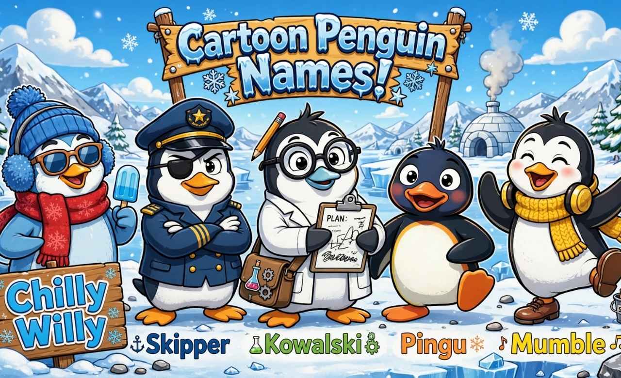 Cartoon Penguin Names