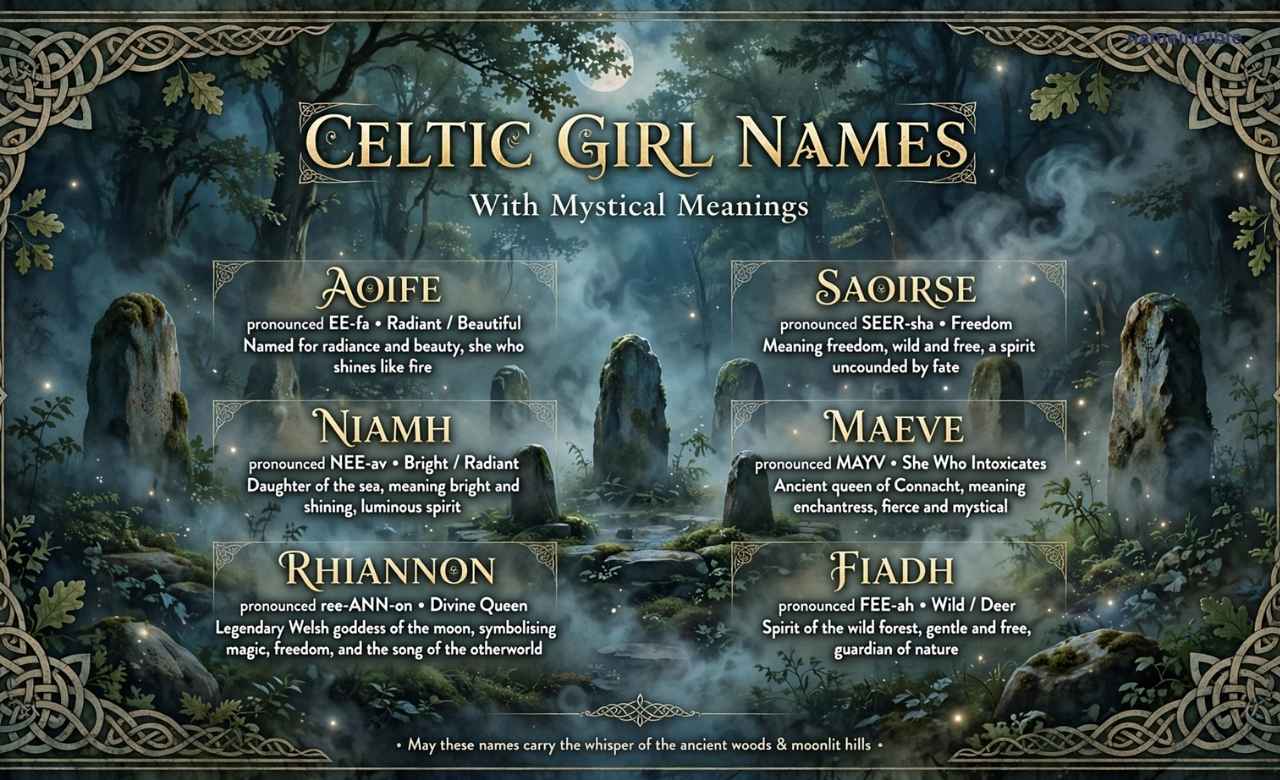 Celtic Girl Names With Mystical Meanings