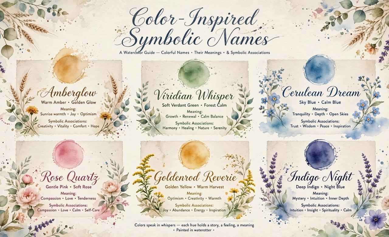 Color-Inspired Symbolic Names