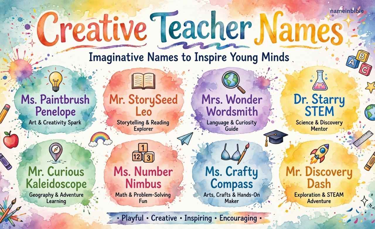 Creative Teacher Names