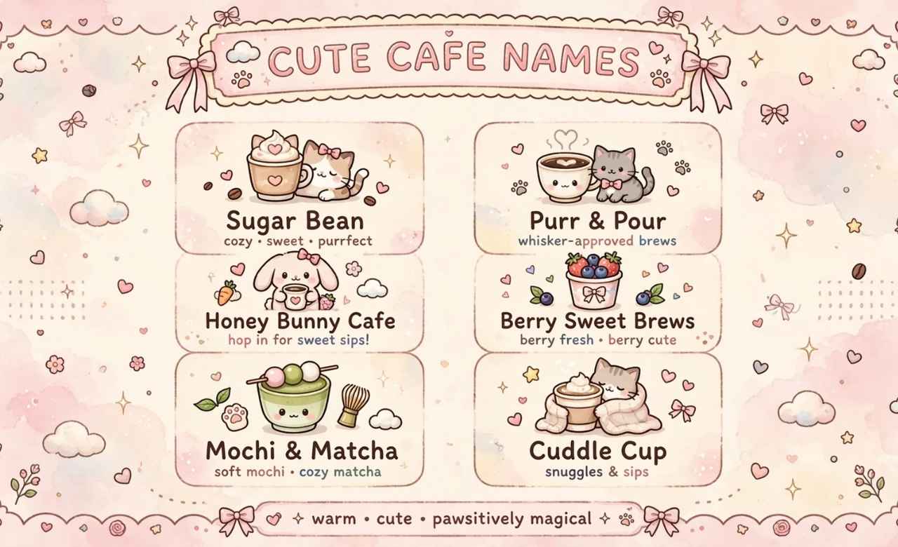 Cute Cafe Names