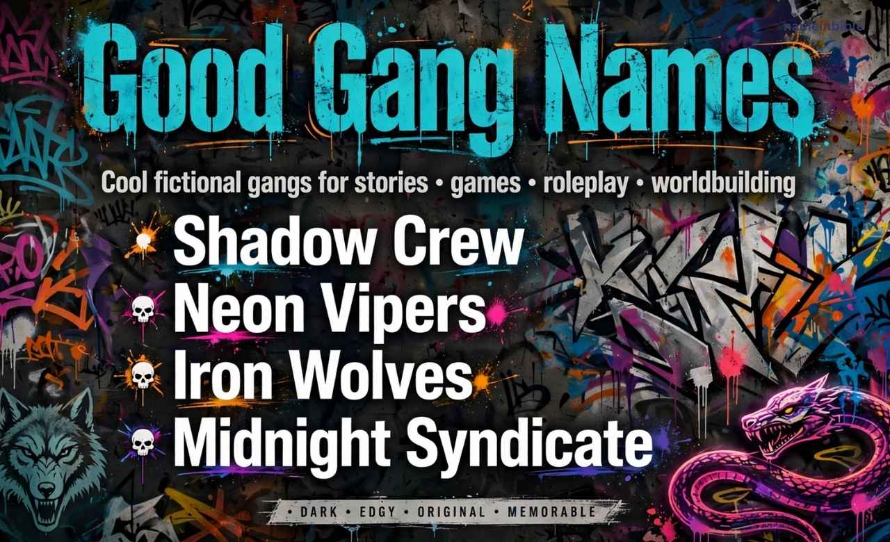 Good Gang Names