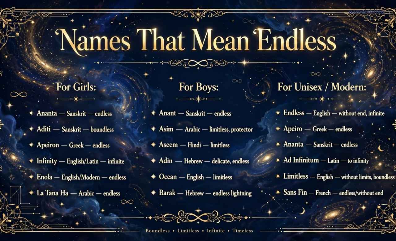 Names That Mean Endless