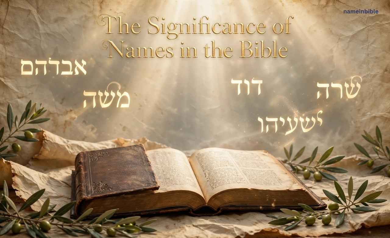 The Significance of Names in the Bible