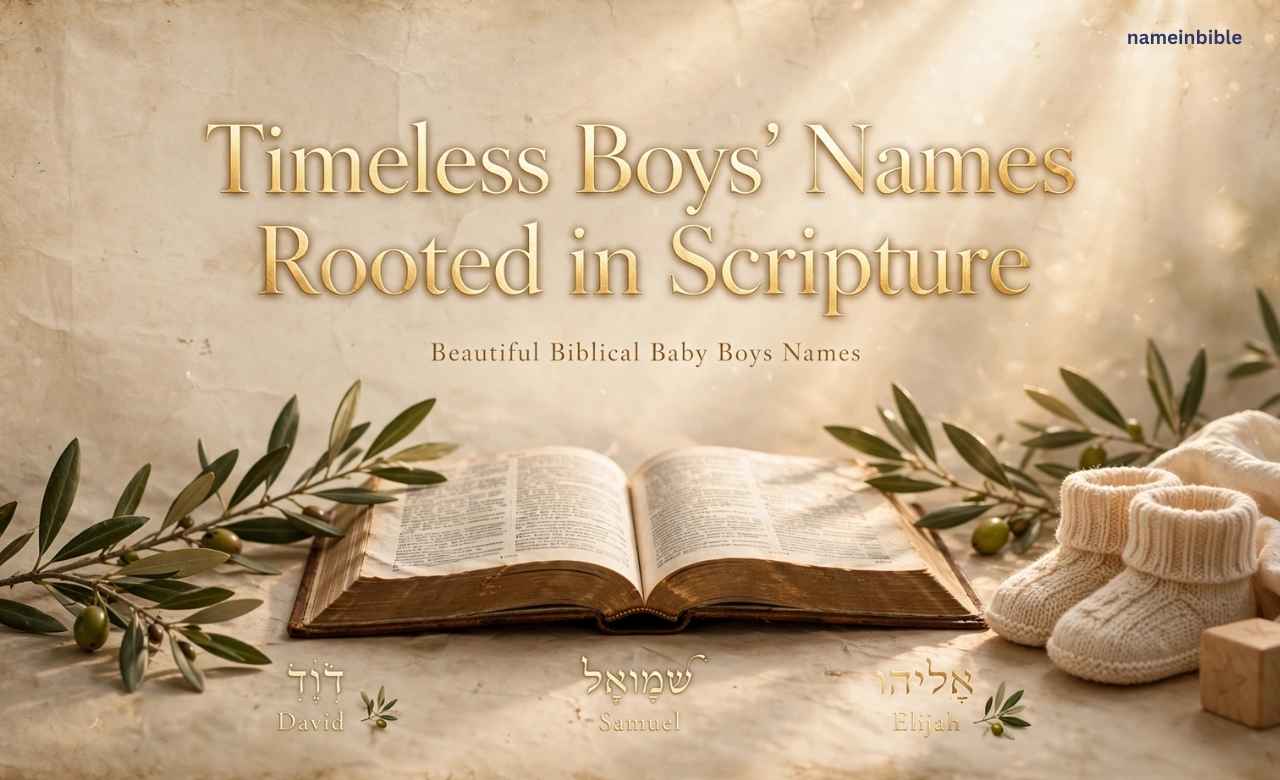 Timeless Boys’ Names Rooted in Scripture