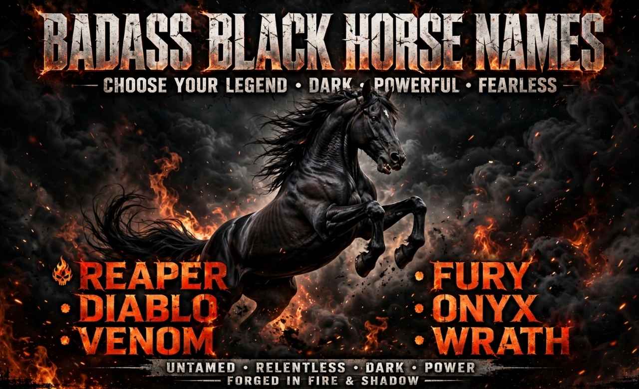 Badass Black Horse Names