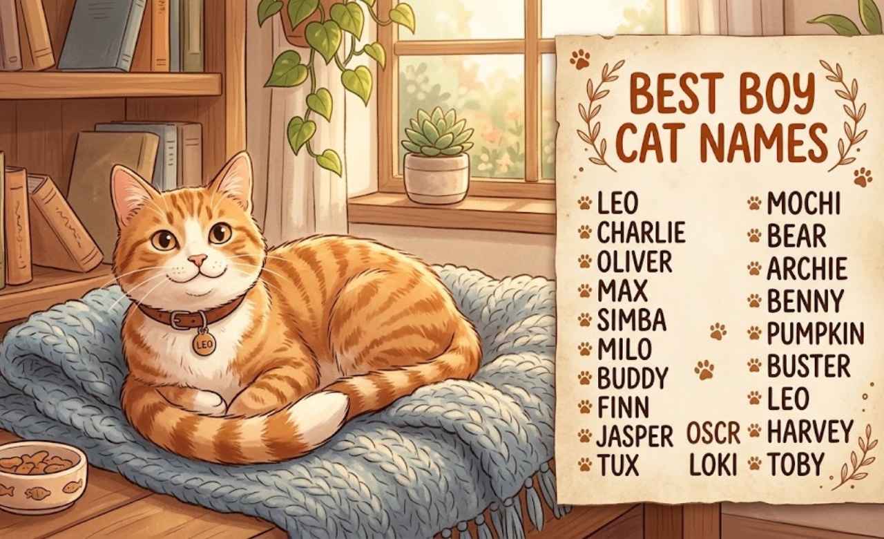 Best Boy Cat Names