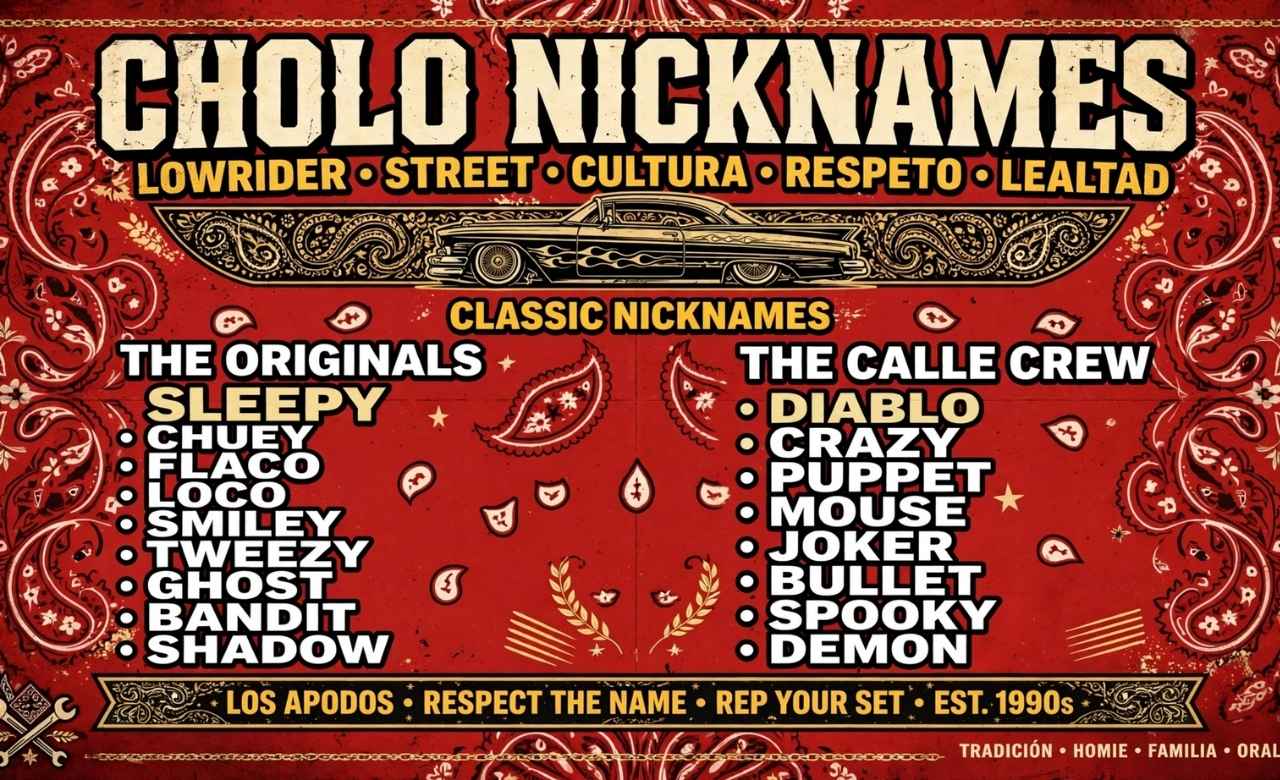 cholo nicknames