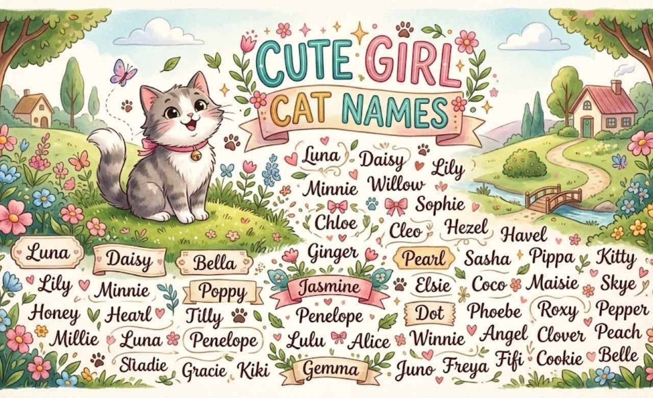 cute cat names for girls