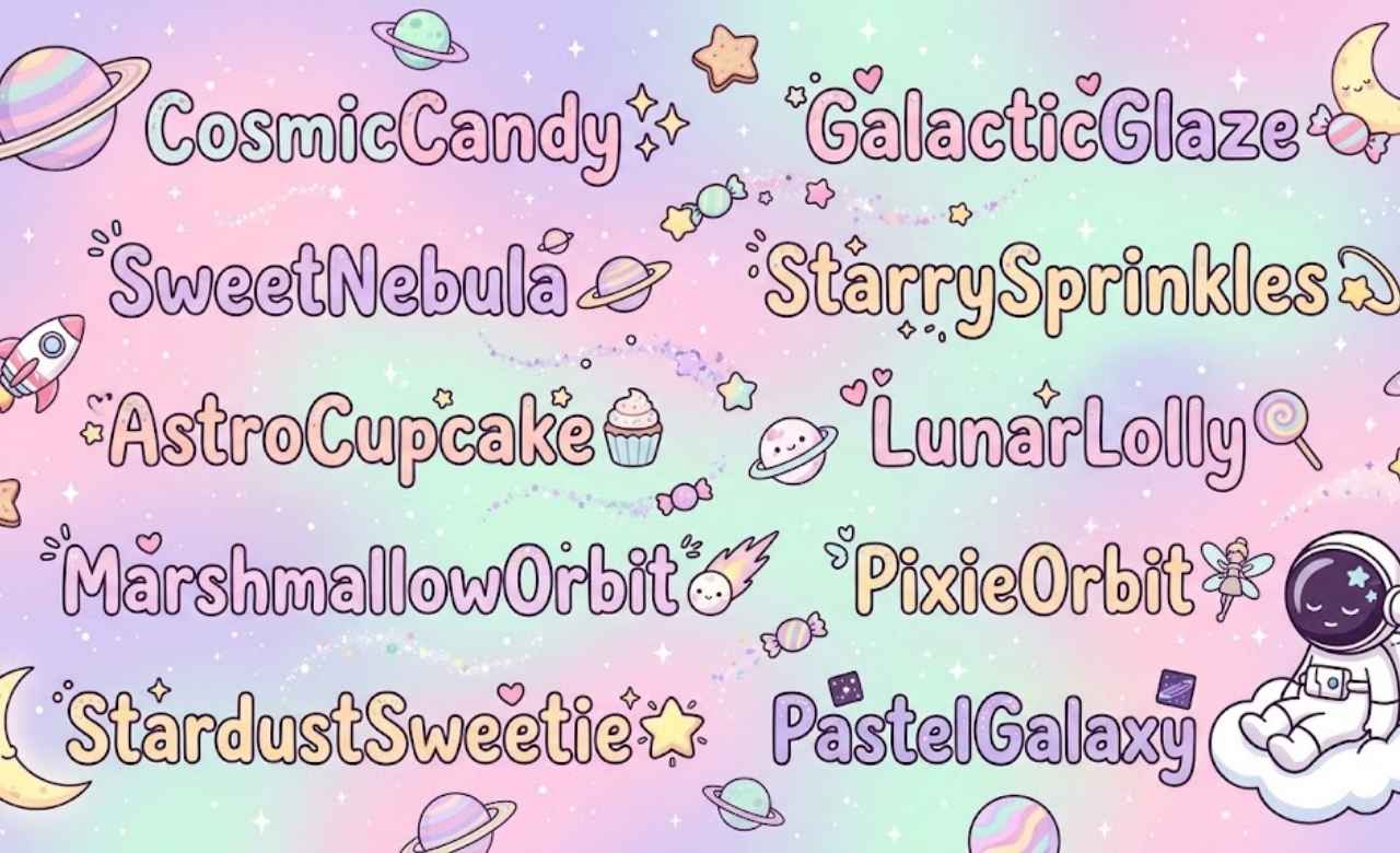 Cute Space Usernames for a Sweet Look