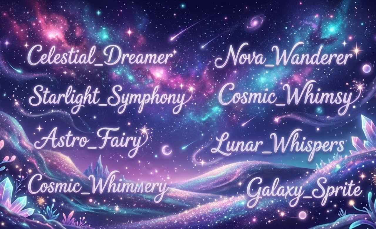 Dreamy and Magical Space Usernames