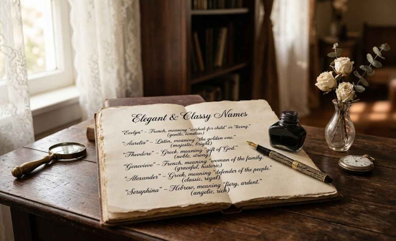 Elegant and Classy Names with Meanings