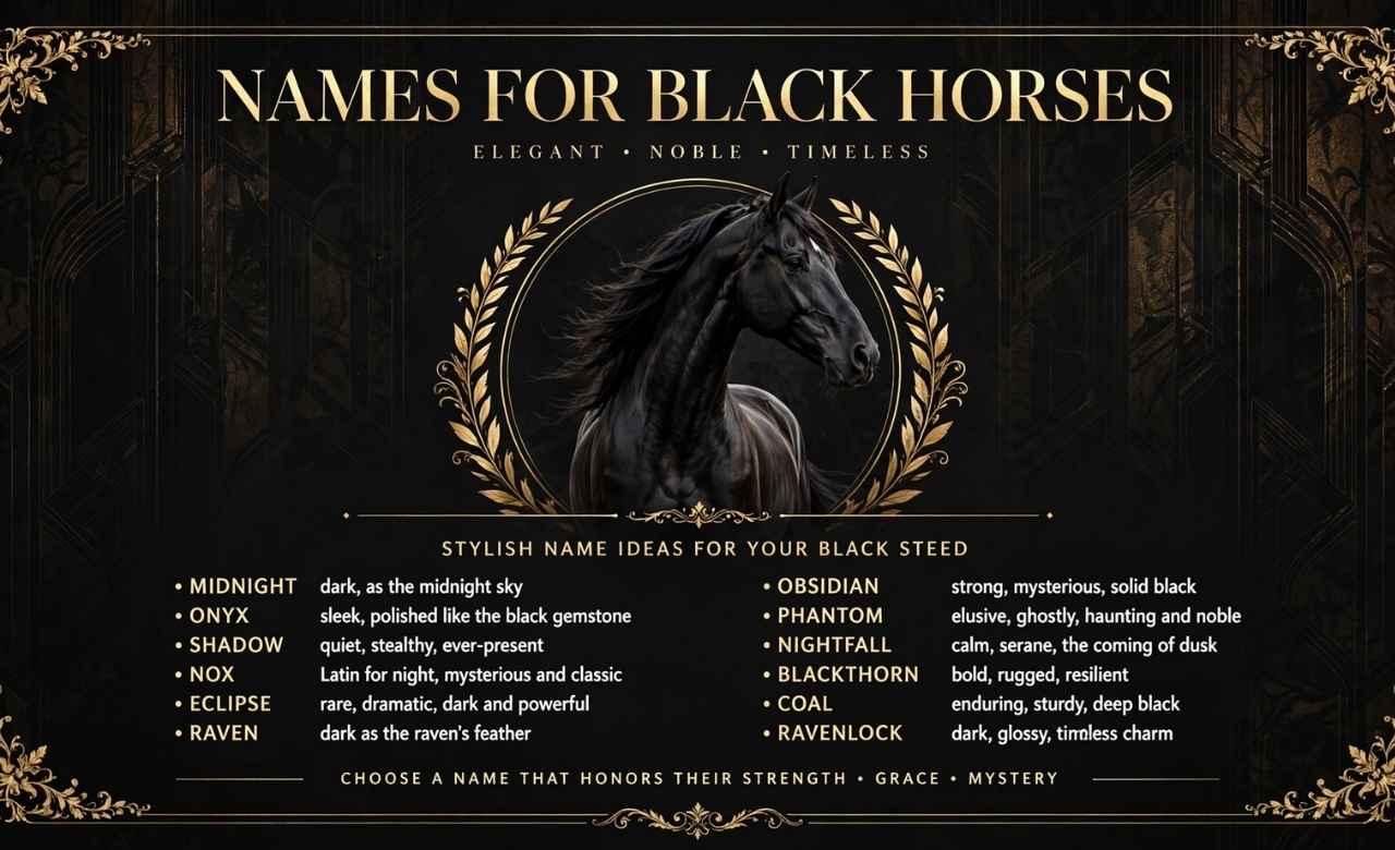names for black horses