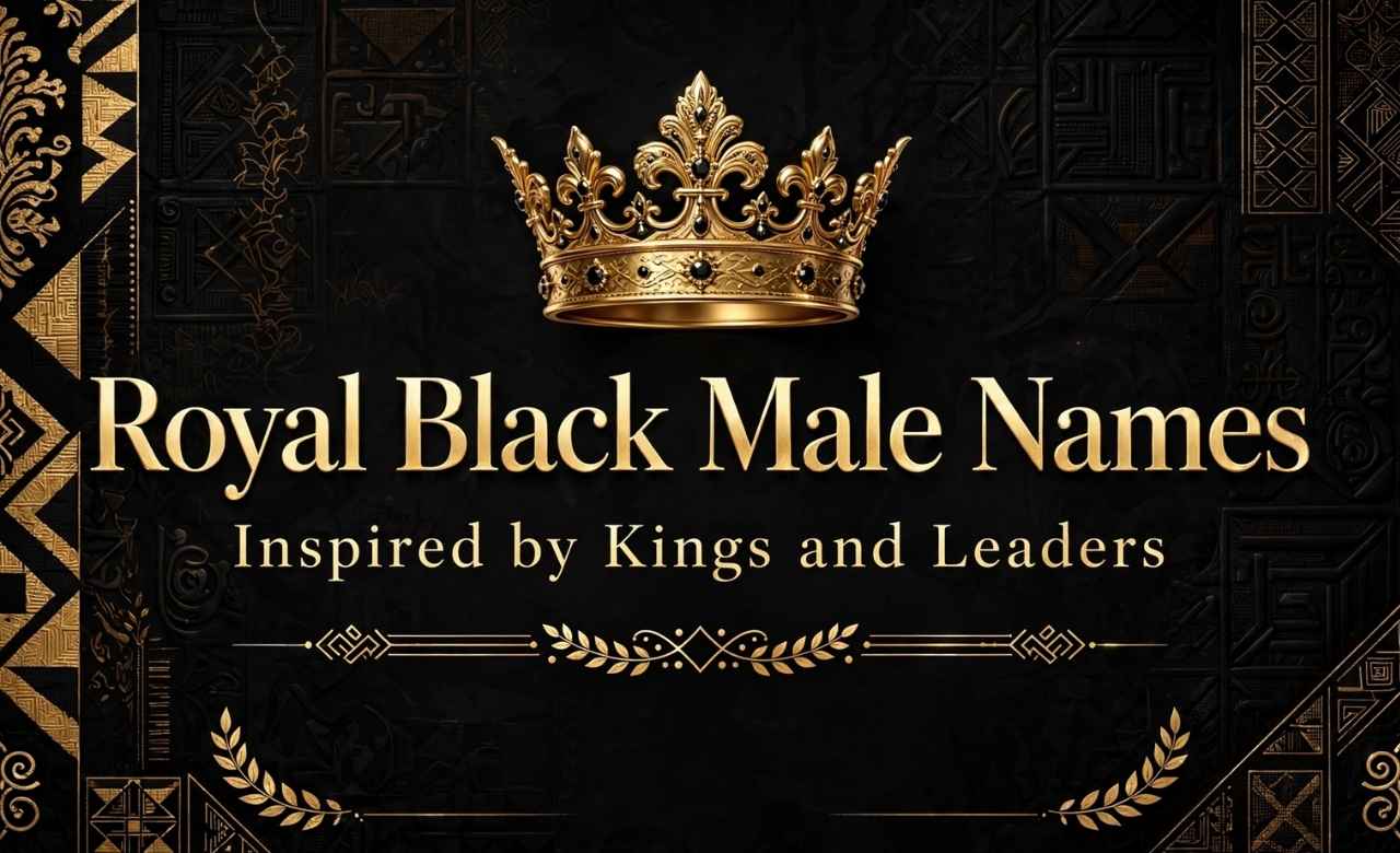 Royal Black Male Names Inspired by Kings and Leaders