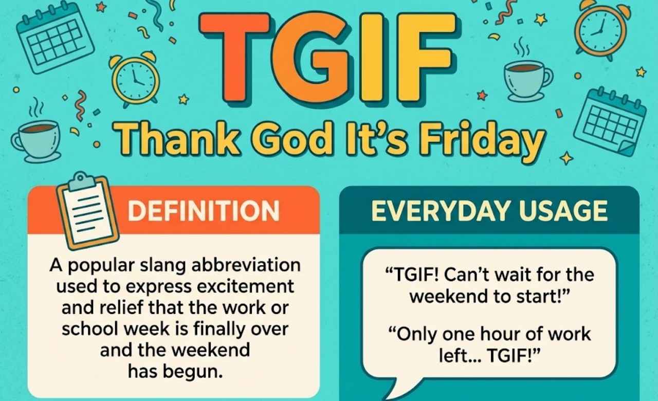 TGIF Meaning in Slang: Definition and Everyday Usage