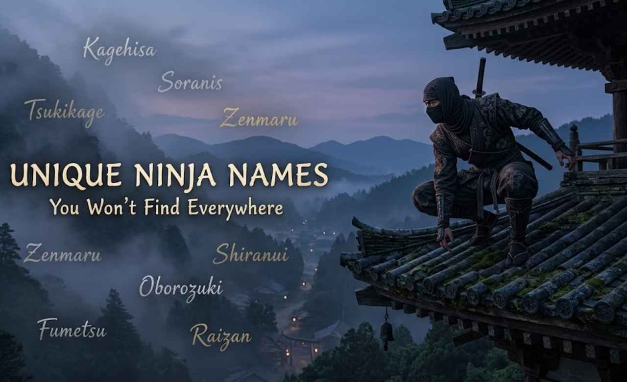 Unique Ninja Names You Won’t Find Everywhere