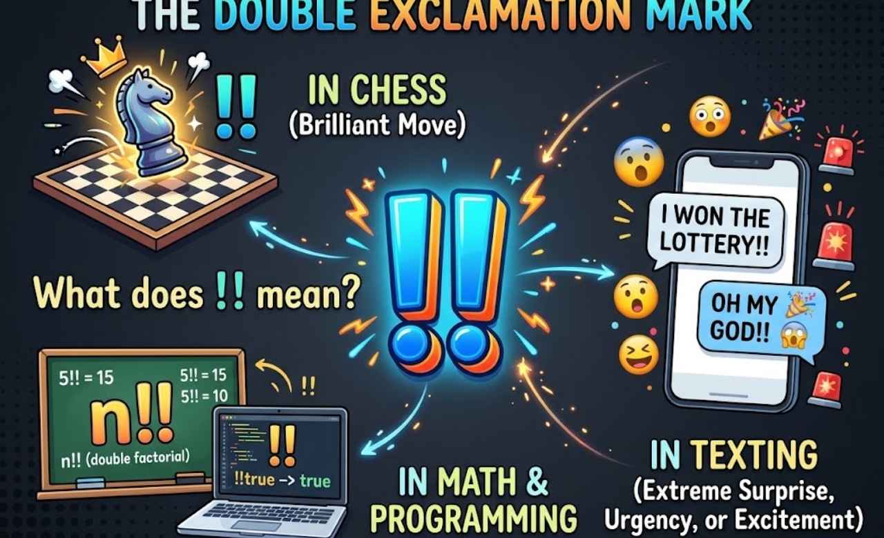 what does !! mean