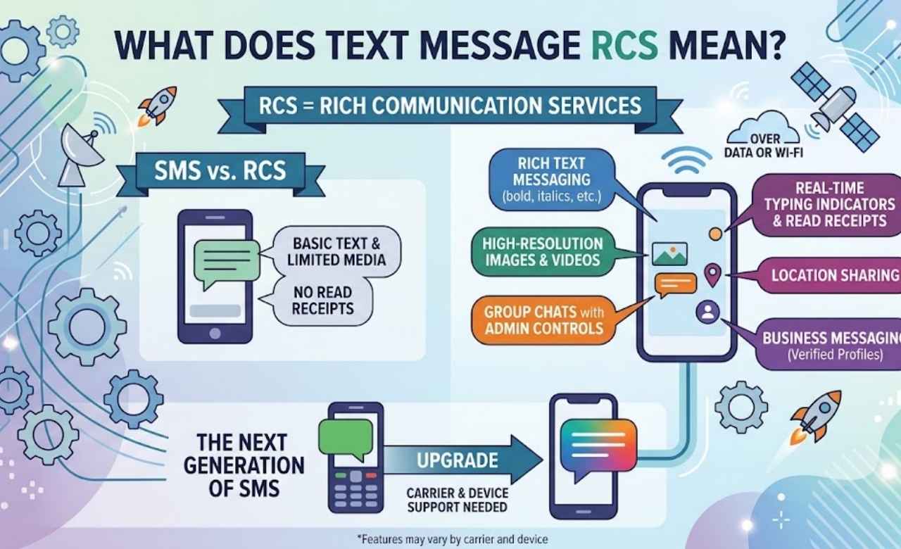 what does text message rcs mean