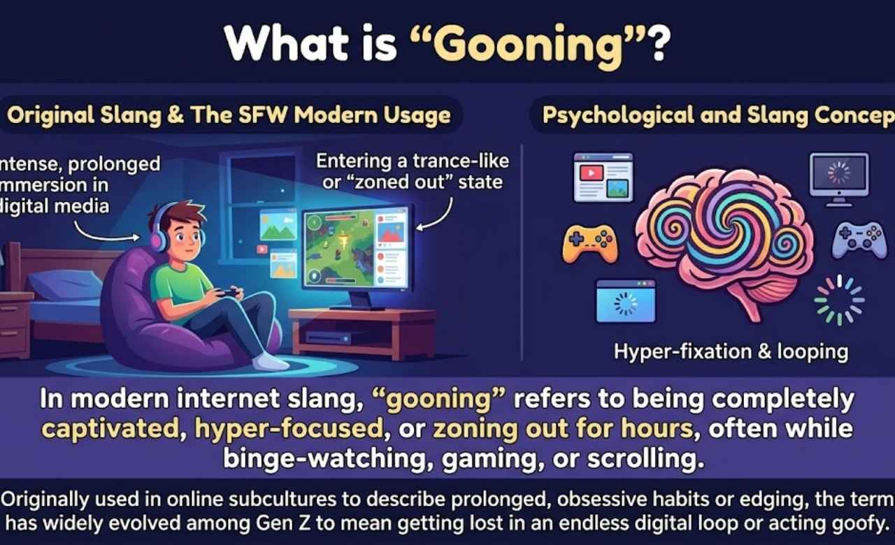 what is gooning
