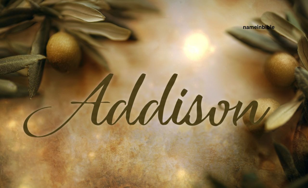 Addison Name Meaning in the Bible