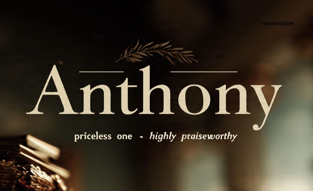 Anthony Name Meaning