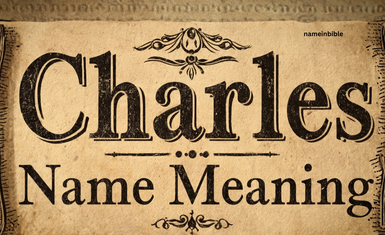 Charles Name Meaning