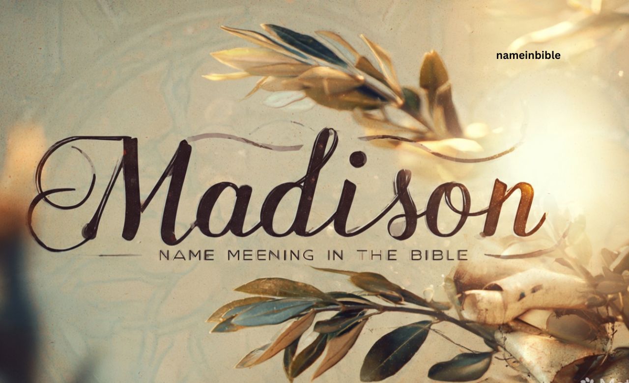 Madison Name Meaning in the Bible
