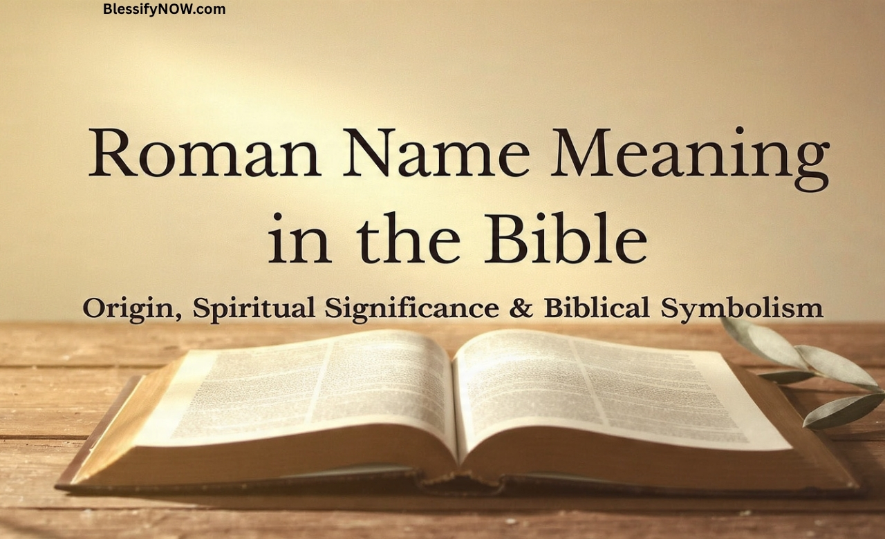 Roman Name Meaning in the Bible: Origin, Spiritual Significance & Biblical Symbolism