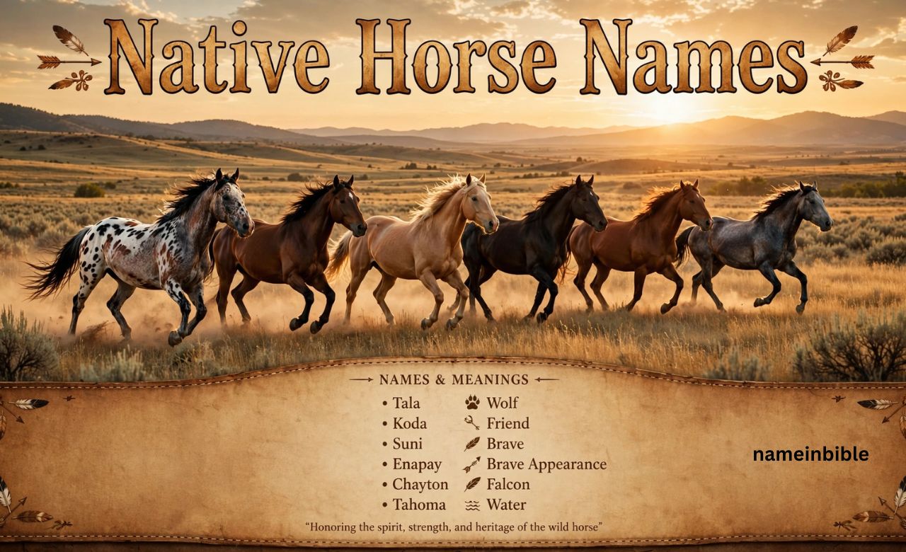 Native Horse Names