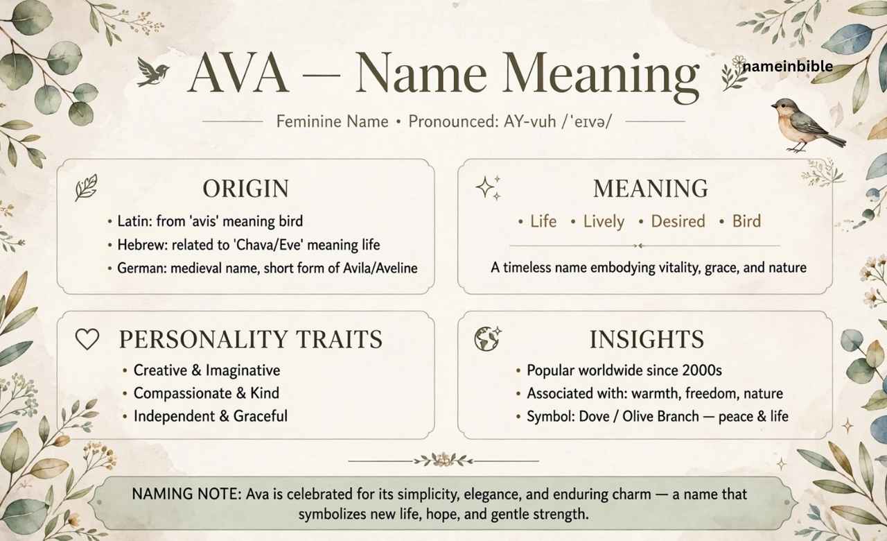 Ava Name Meaning