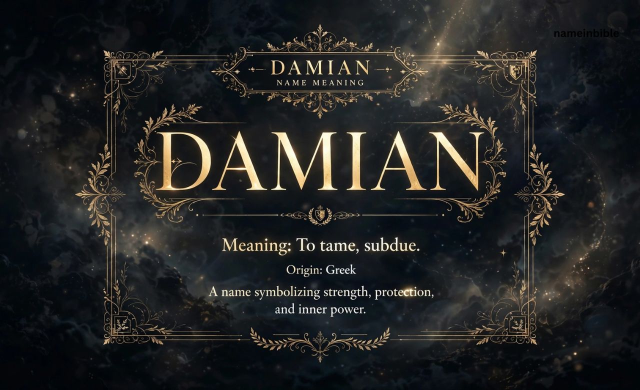 Damian Name Meaning