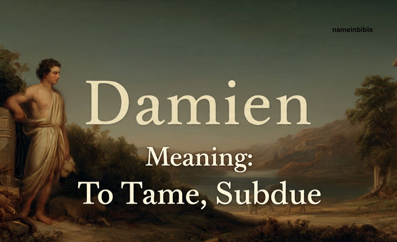 Damien Name Meaning