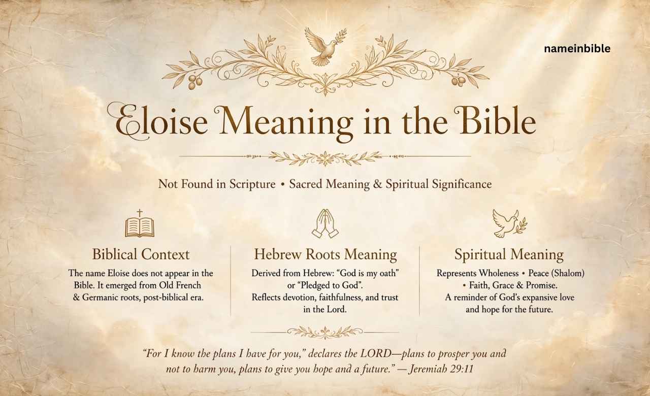 Eloise Meaning in the Bible
