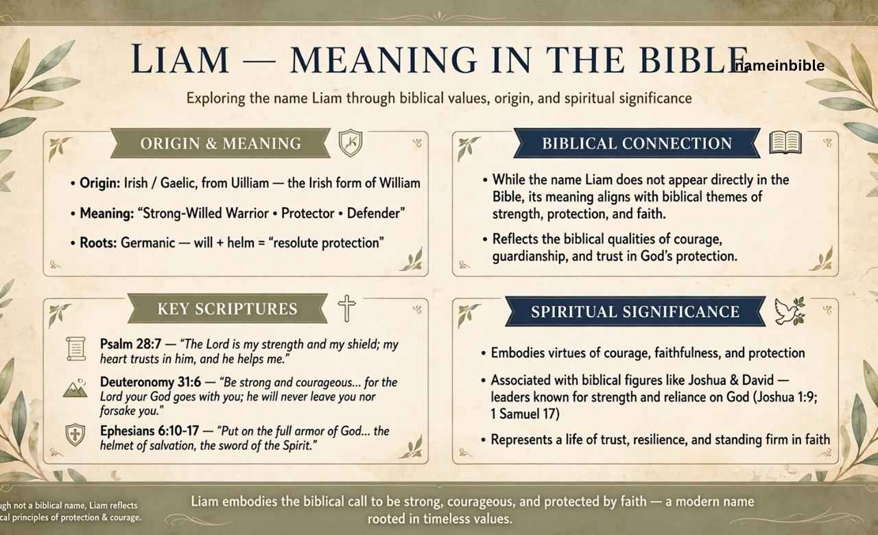 Liam Meaning in the Bible