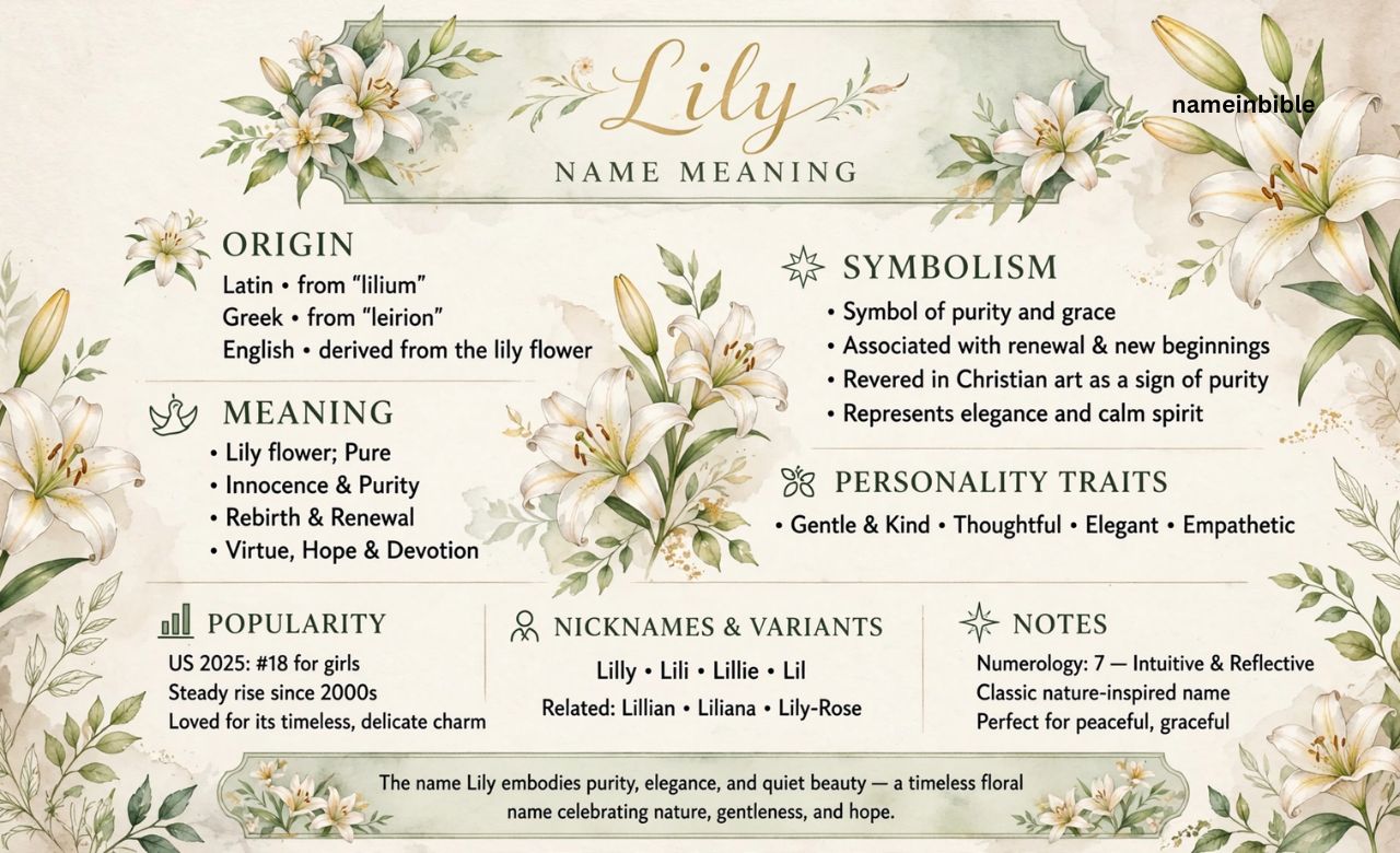 Lily Name Meaning
