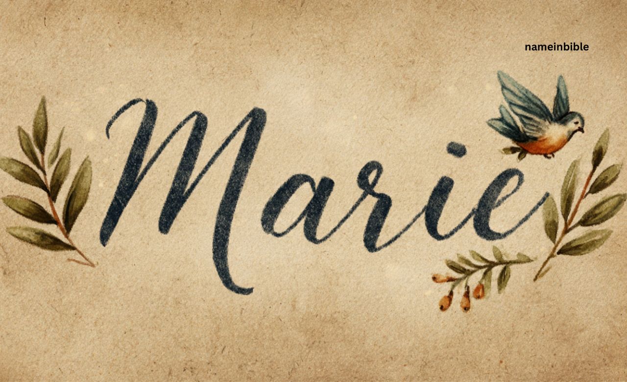 Marie Meaning in Bible
