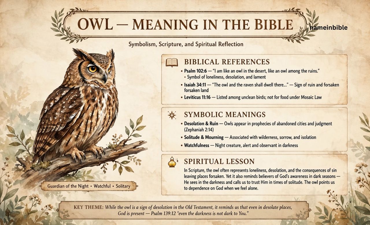 Owl Meaning in the Bible