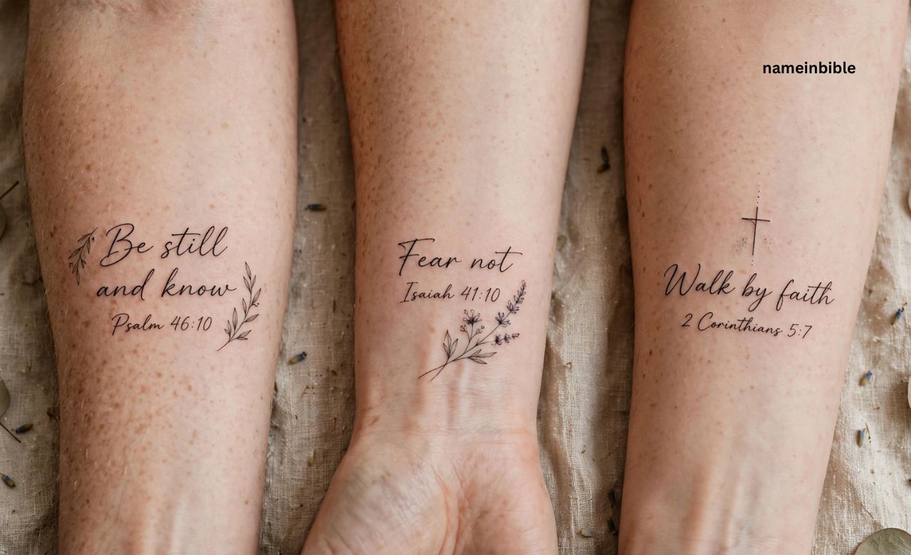 Short Bible Verse Tattoos