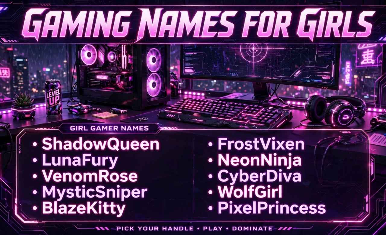 Gaming Names for Girls