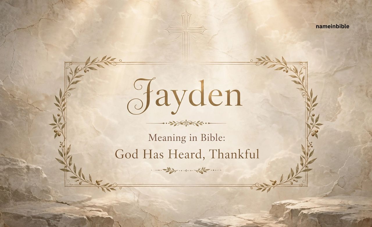Jayden Meaning in Bible
