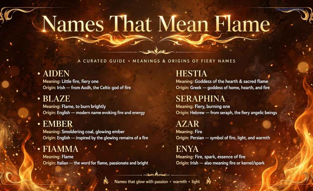 Names That Mean Flame