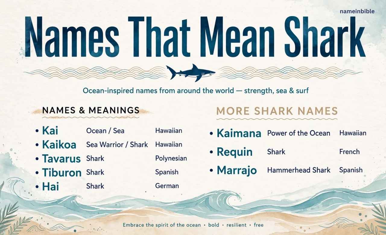 Names That Mean Shark