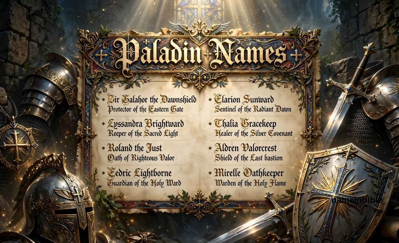 Paladin Names