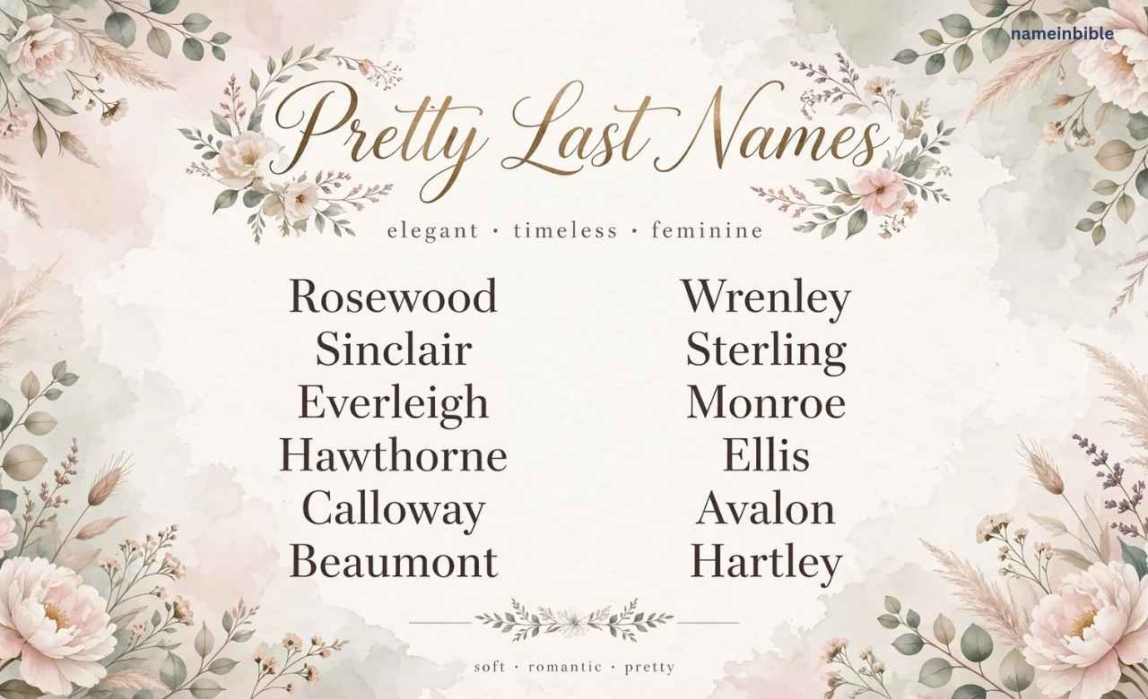 Pretty Last Names