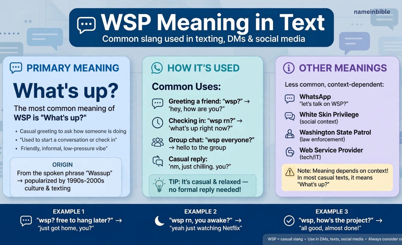 WSP Meaning