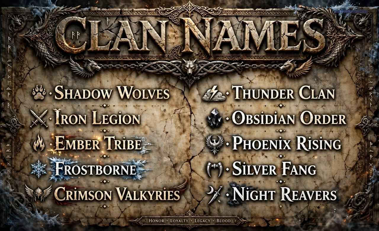 Clan Names