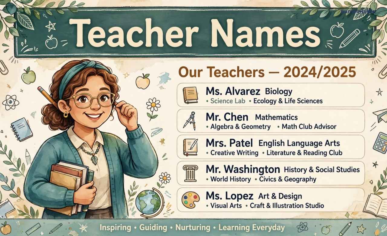 Teacher Names