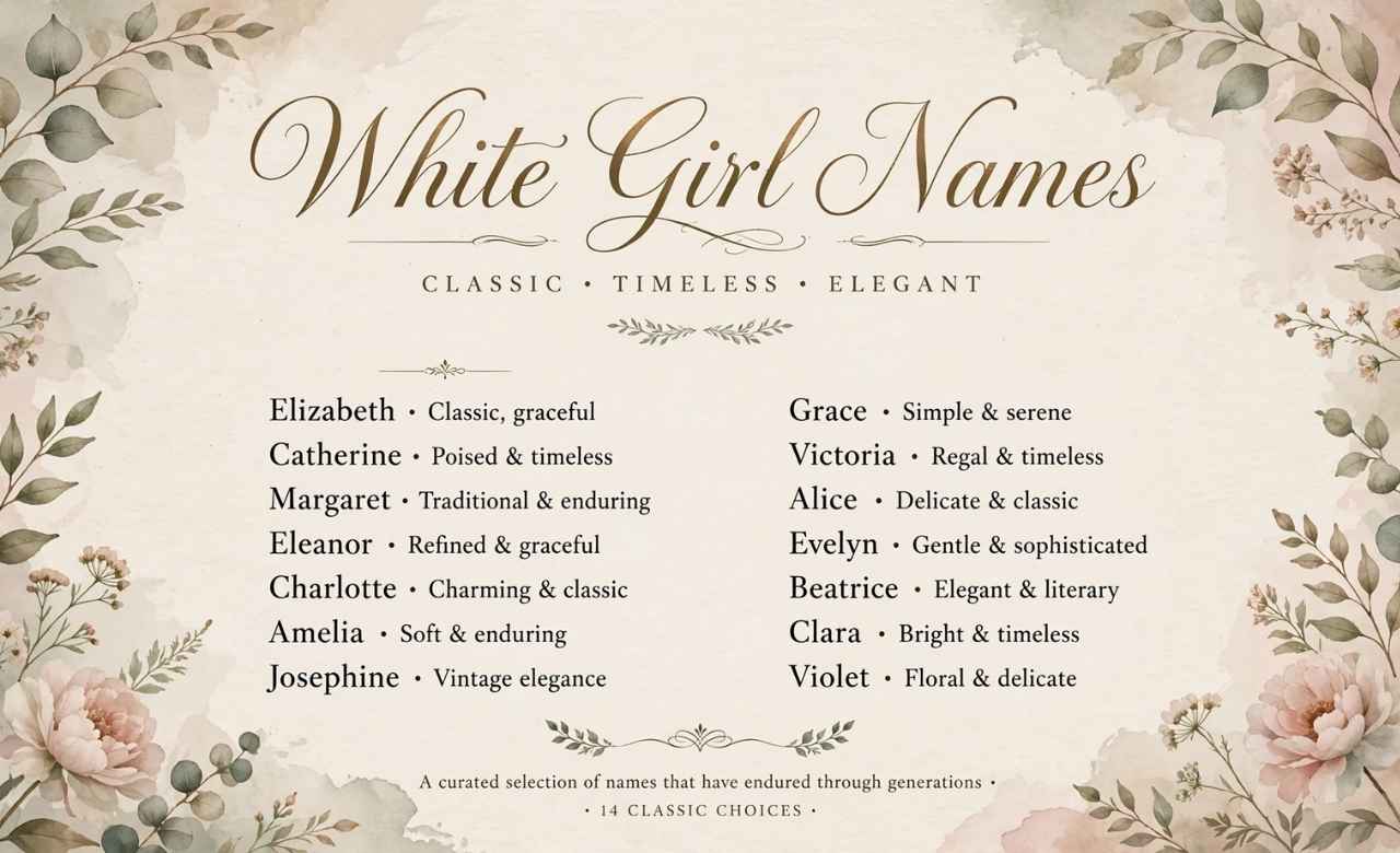 White Girl Names