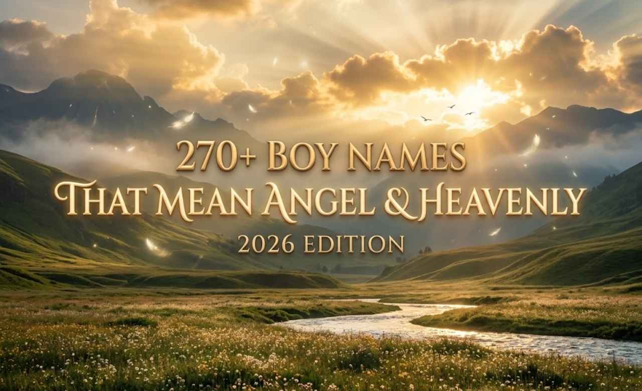 270+ Boy Names That Mean Angel Heavenly 2026
